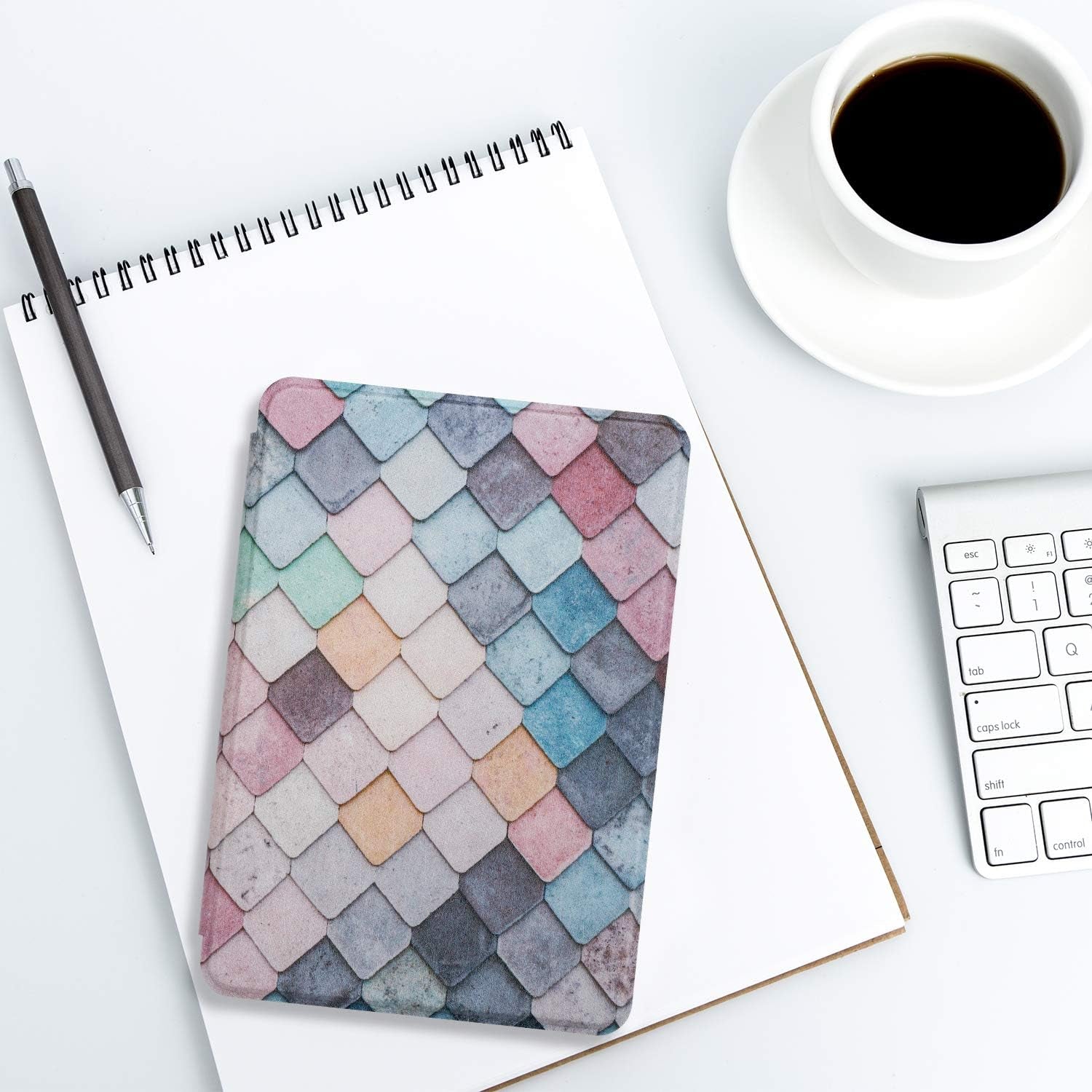 Case for Kindle Paperwhite 10Th Generation-2018, Slim PU Leather Case Smart Auto Wake/Sleep Cover Only Fits 2018 All-New Kindle Paperwhite 10Th Gen (Model No. PQ94WIF), Diamond